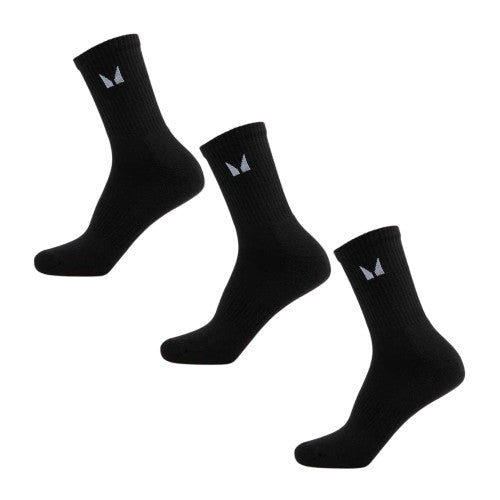 Front - MyProtein Unisex Adult Logo Crew Socks (Pack of 3)