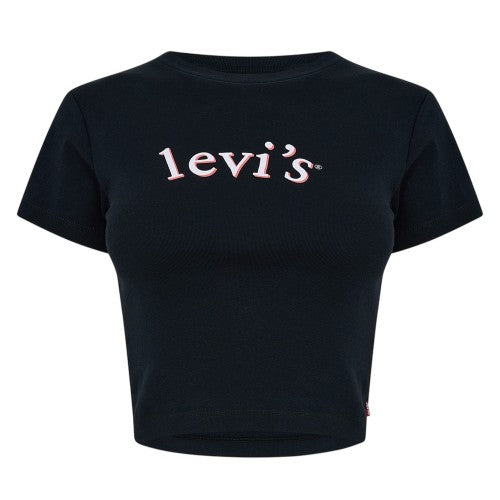 Front - Levis Womens/Ladies Logo Boxy T-Shirt