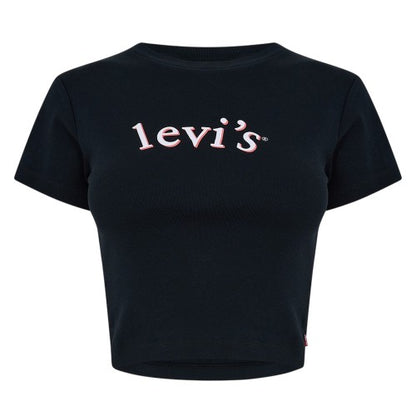 Front - Levis Womens/Ladies Logo Boxy T-Shirt