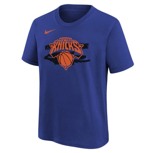 Front - Nike Childrens/Kids NBA New York Knicks T-Shirt