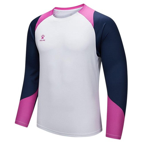 Front - Kelme Womens/Ladies Colour Block Regular Long-Sleeved T-Shirt