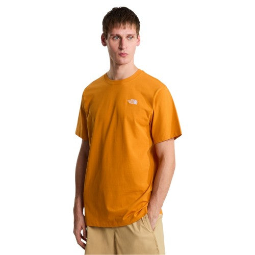Dusty Orange - Side - The North Face Mens Simple Dome Regular T-Shirt
