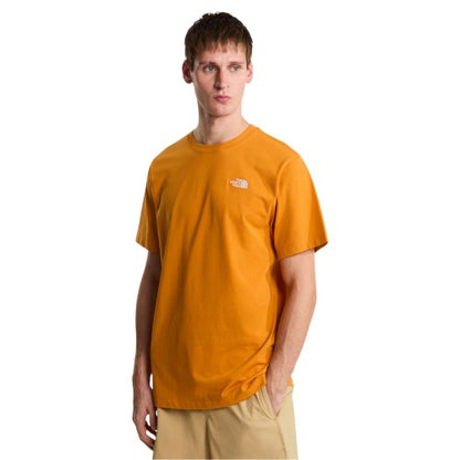 Dusty Orange - Side - The North Face Mens Simple Dome Regular T-Shirt