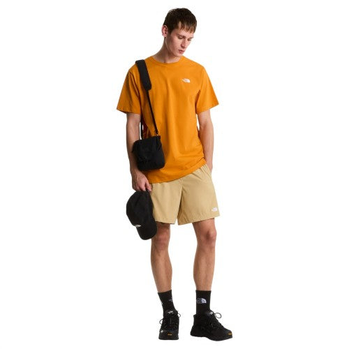 Dusty Orange - Lifestyle - The North Face Mens Simple Dome Regular T-Shirt
