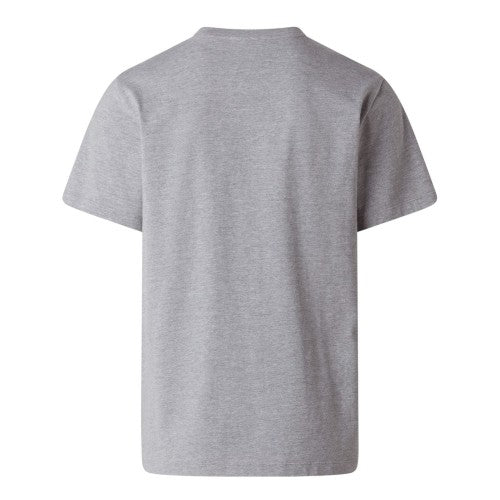 Pale Grey - Back - The North Face Mens Simple Dome Regular T-Shirt