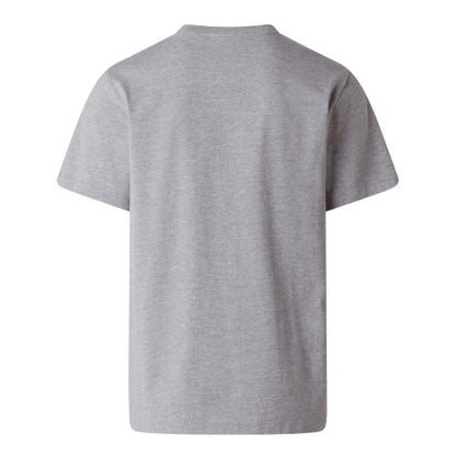 Pale Grey - Back - The North Face Mens Simple Dome Regular T-Shirt