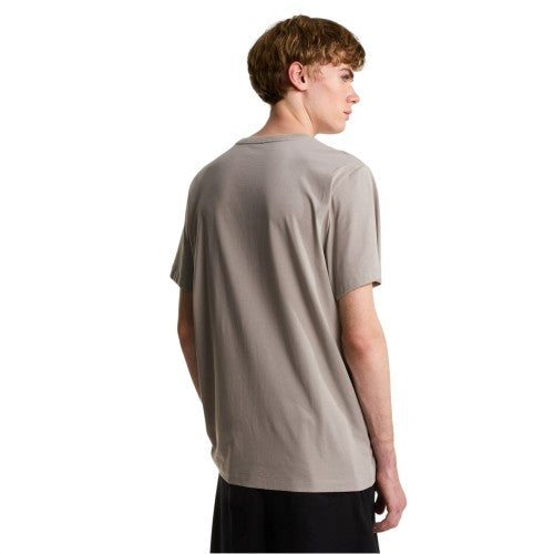 Stone Grey - Side - The North Face Mens Simple Dome Regular T-Shirt