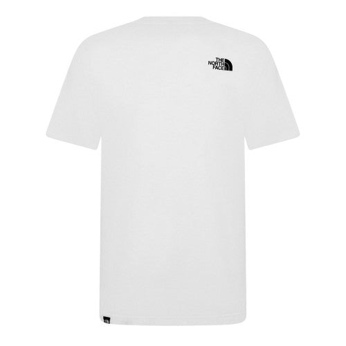 White - Back - The North Face Mens Simple Dome Regular T-Shirt
