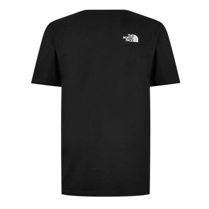 Black - Back - The North Face Mens Simple Dome Regular T-Shirt