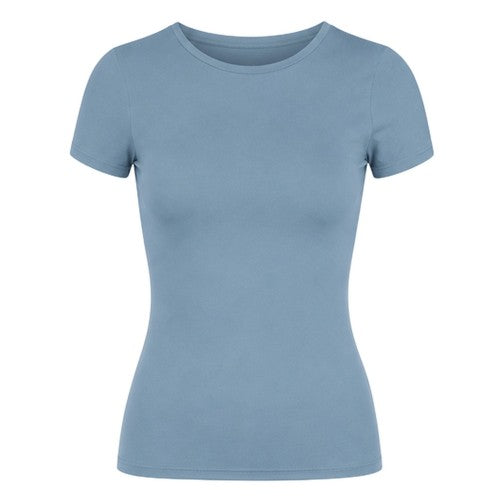 Front - Honeyz Womens/Ladies Signature Crew Neck Slim T-Shirt