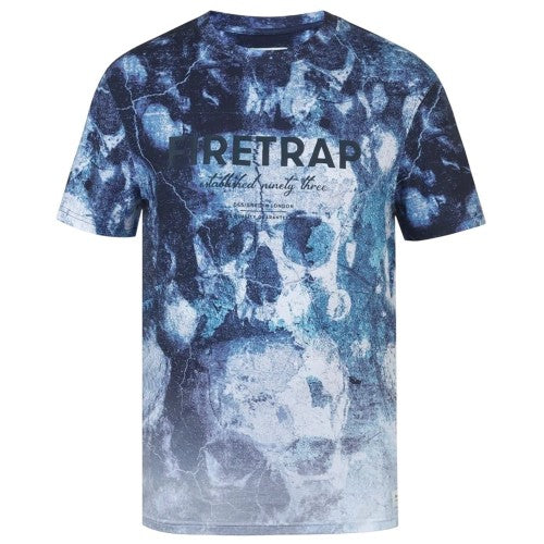Front - Firetrap Mens Sub Skulls T-Shirt