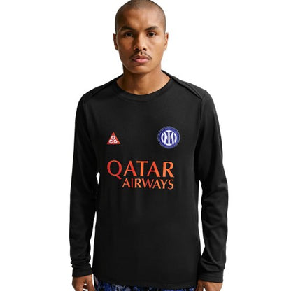 Front - Inter Milan FC Mens Nike Drill Top