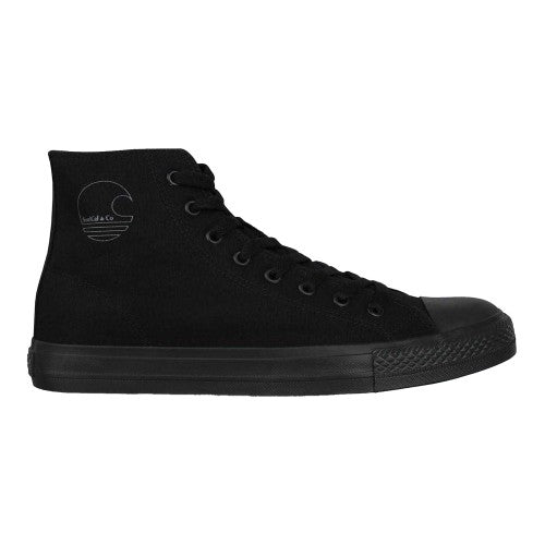 Front - SoulCal Mens Logo Canvas High Top Trainers