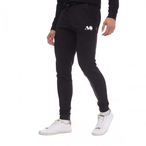 Front - Aquascutum Mens Logo Jogging Bottoms