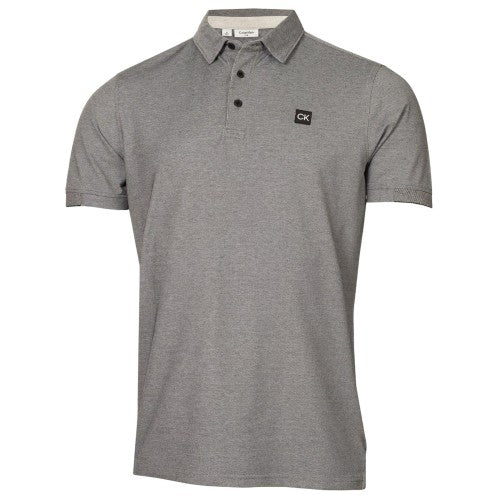 Front - Calvin Klein Mens Patch Regular Polo Shirt