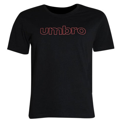 Front - Umbro Womens/Ladies Linear Crew Neck T-Shirt