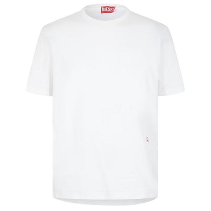 Front - Diesel Mens Logo Back Print T-Shirt