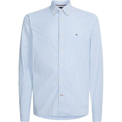 Front - Tommy Hilfiger Mens 1985 Striped Flex Button-Down Shirt