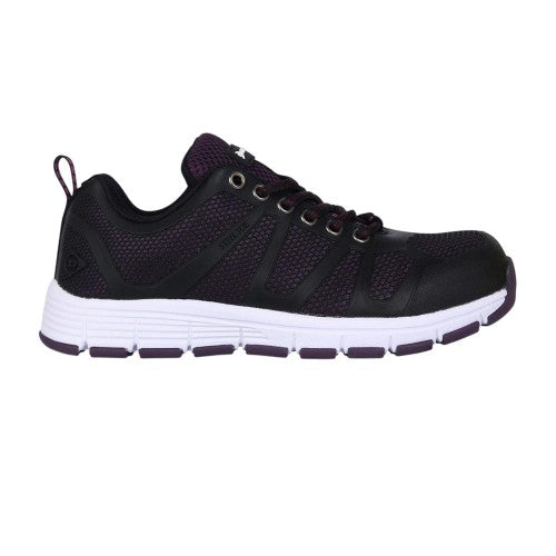 Front - Dunlop Womens/Ladies Reno Memory Foam Safety Shoes