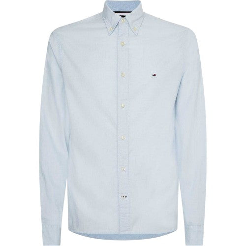Front - Tommy Hilfiger Mens Core 1985 Oxford Long-Sleeved Button-Down Shirt