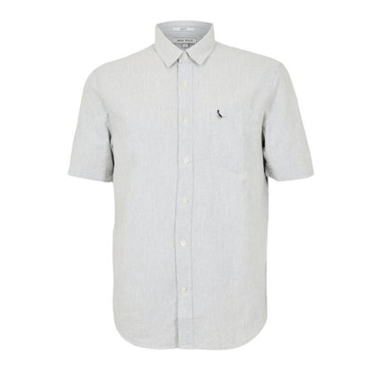 Front - Jack Wills Mens Stableton Classic Oxford Button-Down Shirt