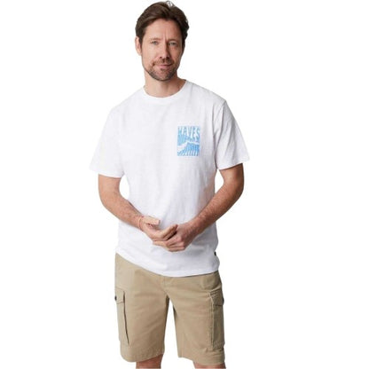 Front - Saltwell Mens Argyle Waves Regular T-Shirt