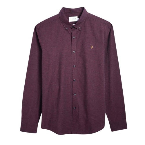 Front - Farah Mens Regular Button-Down Shirt