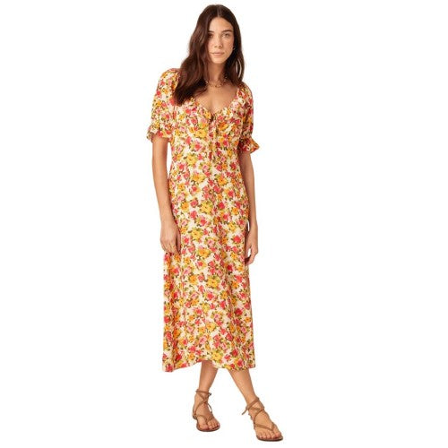 Front - Nobody´s Child Womens/Ladies Milkmaid Floral Midi Dress