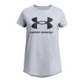 Front - Under Armour Girls Sportswear Logo T-Shirt