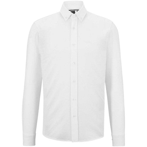 Front - Boss Mens Joe Oxford Regular Long-Sleeved Button-Down Shirt