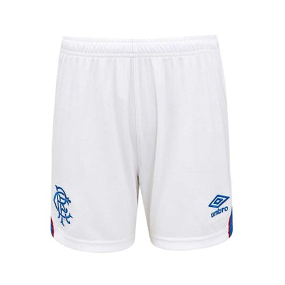 Front - Umbro Unisex Adult 2025/2026 Rangers FC Football Shorts
