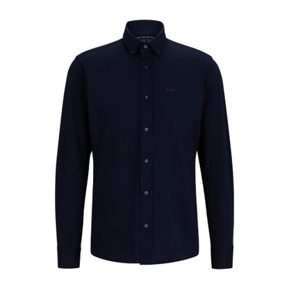 Front - Boss Mens Jo Embroidered Long-Sleeved Button-Down Shirt