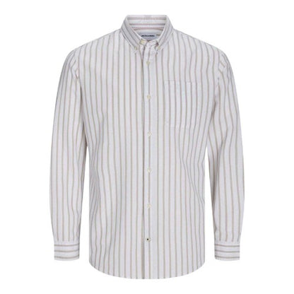 Front - Jack And Jones Mens Oxford Cotton Button-Down Shirt
