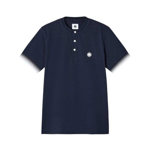 Front - Pretty Green Mens Henley Regular T-Shirt