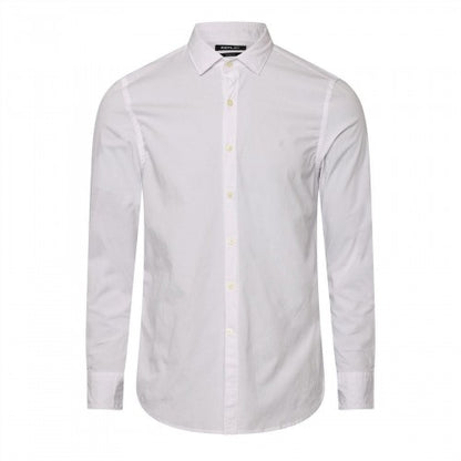 Front - Replay Mens Slim Long-Sleeved Button-Down Shirt