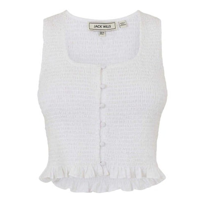 Front - Jack Wills Womens/Ladies Cotton Sleeveless Tank Top