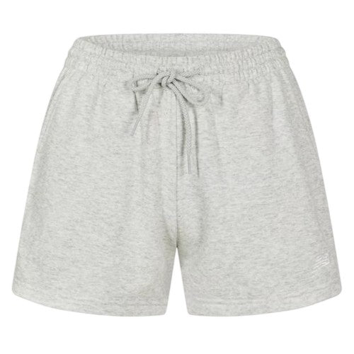 Front - New Balance Womens/Ladies French Terry Relaxed Fit Sweat Shorts