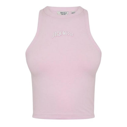 Front - Jack Wills Womens/Ladies Cropped Tank Top