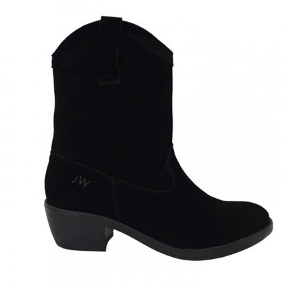 Front - Jack Wills Womens/Ladies Dalida Suede Block Heel Western Boots