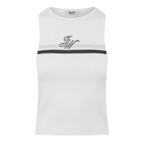 Front - Jack Wills Womens/Ladies Striped Tank Top