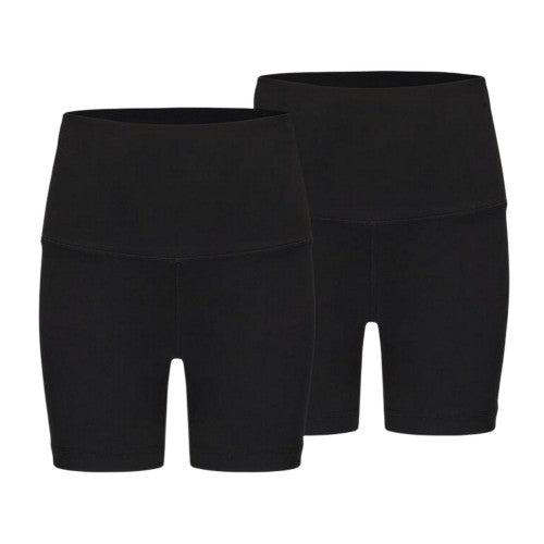 Front - Slazenger Womens/Ladies Slim Cycling Shorts (Pack of 2)