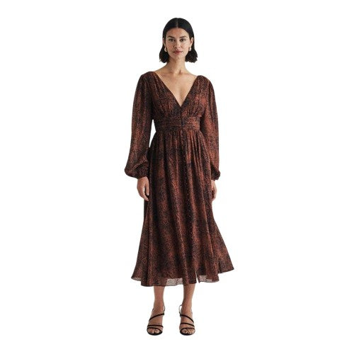 Front - Nobody´s Child Womens/Ladies Aine Snake Print Midi Dress