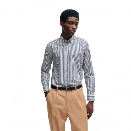 Front - Boss Mens C-Hal Striped Shirt
