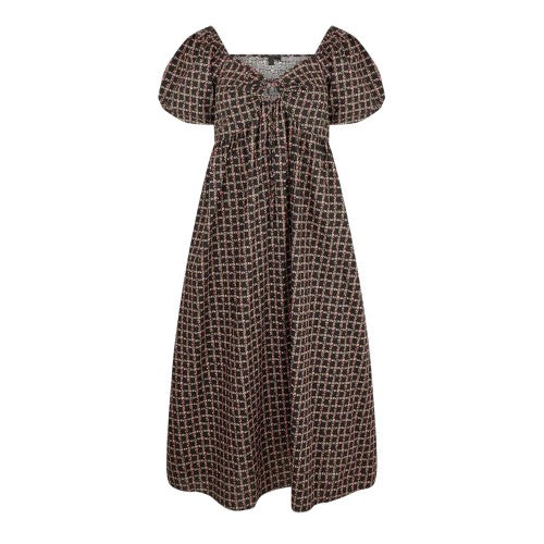 Front - Nobody´s Child Womens/Ladies Check Floral Midi Dress