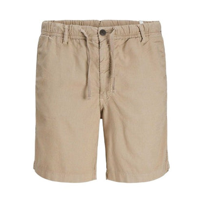 Front - Jack And Jones Mens Linen Blend Shorts