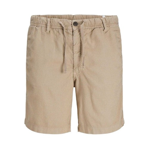 Front - Jack And Jones Mens Linen Blend Shorts