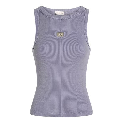 Front - Calvin Klein Womens/Ladies Ribbed Slim Tank Top