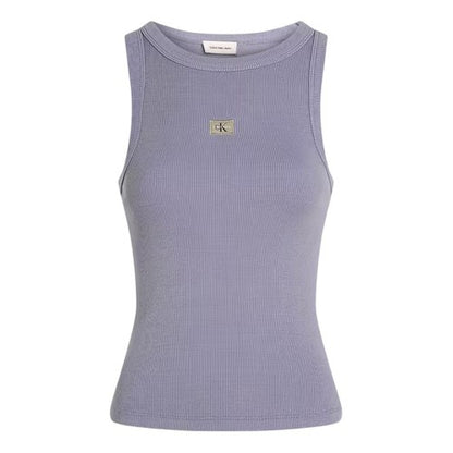 Front - Calvin Klein Womens/Ladies Ribbed Slim Tank Top