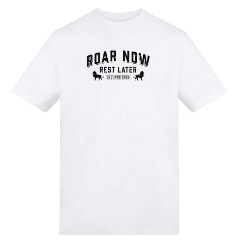 Front - AWD Mens Roar Now Rest Later T-Shirt
