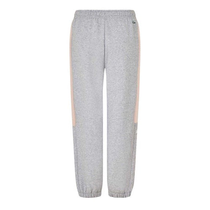 Front - Lacoste Womens/Ladies Fleece Open Straight Joggers